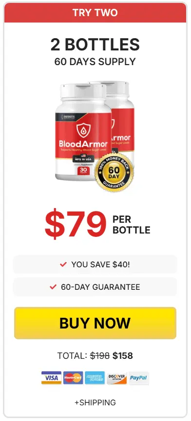 BloodArmor 2 $79/bottle